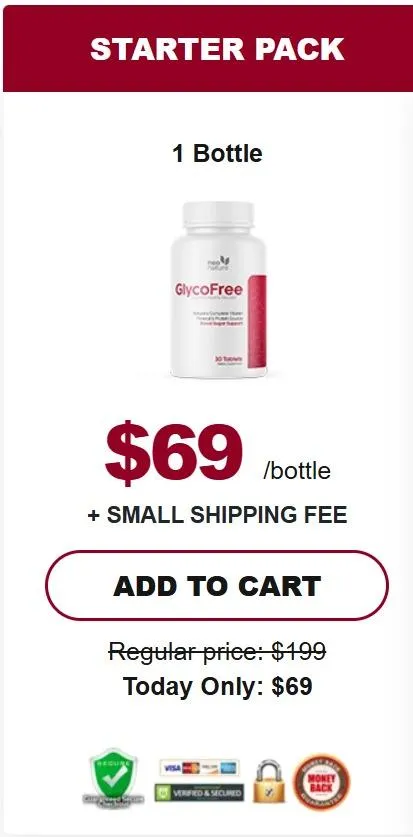 GlycoFree 1 Bottle Starter Pack