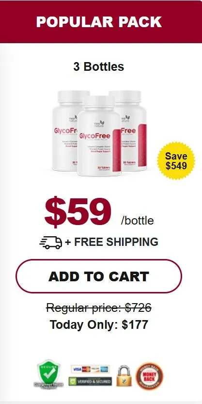 GlycoFree 3 Bottle Value Pack